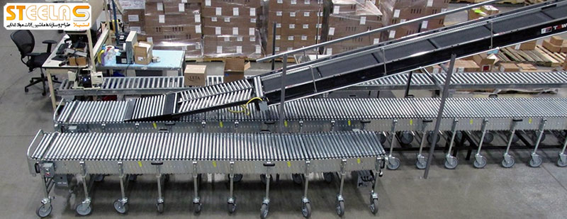 نوار نقاله بارگیری چرخ دار